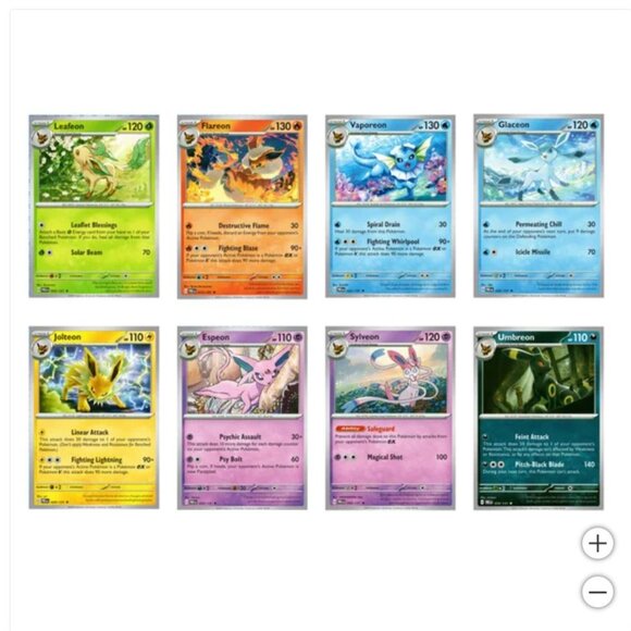 Costco Prismatic Evolutions 8 Holo Foil Promo Cards Pokemon TCG - Eeveelutions - Picture 17 of 17